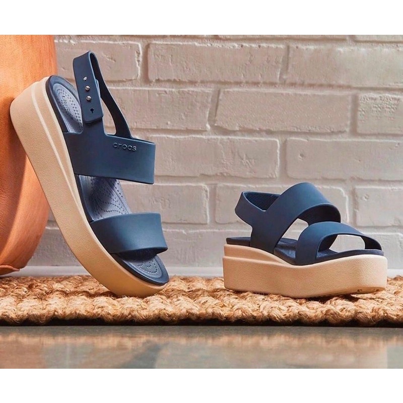 Giày Sandal nhựa đi mưa Cross Brooklyn đế cao 5cm