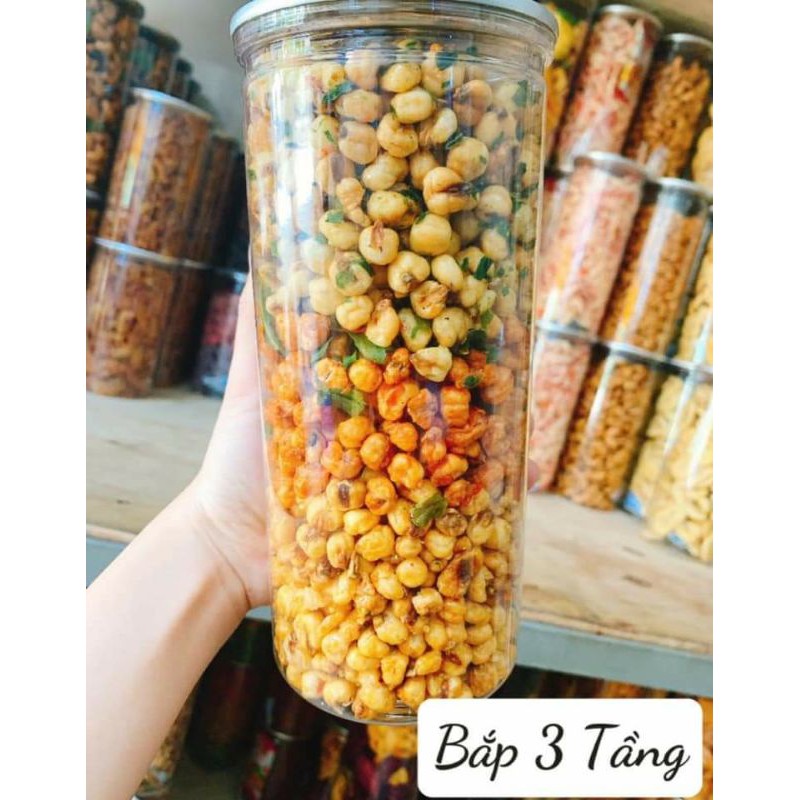 hủ PET- bắp mix 3 tầng