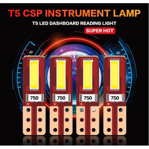 Bóng đèn KEVANLY T5 2SMD dc12v cho bảng điều khiển xe hơi 