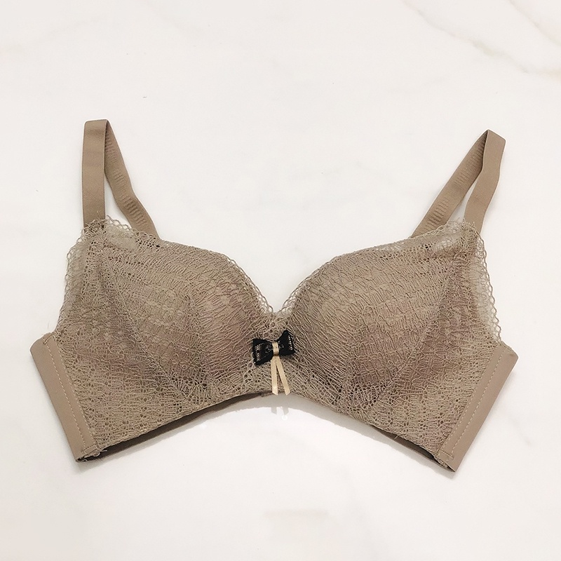 Áo lót không gọng nâng ngực su mềm lưng bản to hàng xịn đệm 2.5cm dính màu nhẹ thanh lý