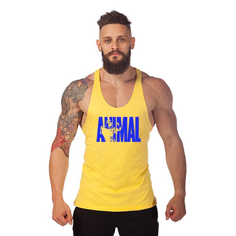 Áo thun không tay chất liệu cotton dành cho nam tập gym hàng chất lượng cao độc đáo thời trang