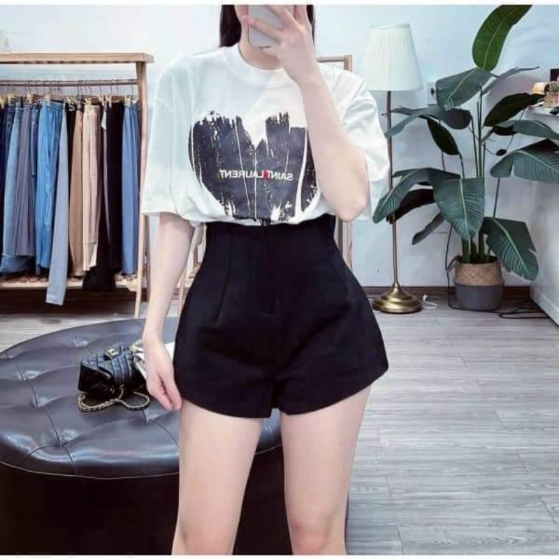 Áo phông tim chữ hàng QC