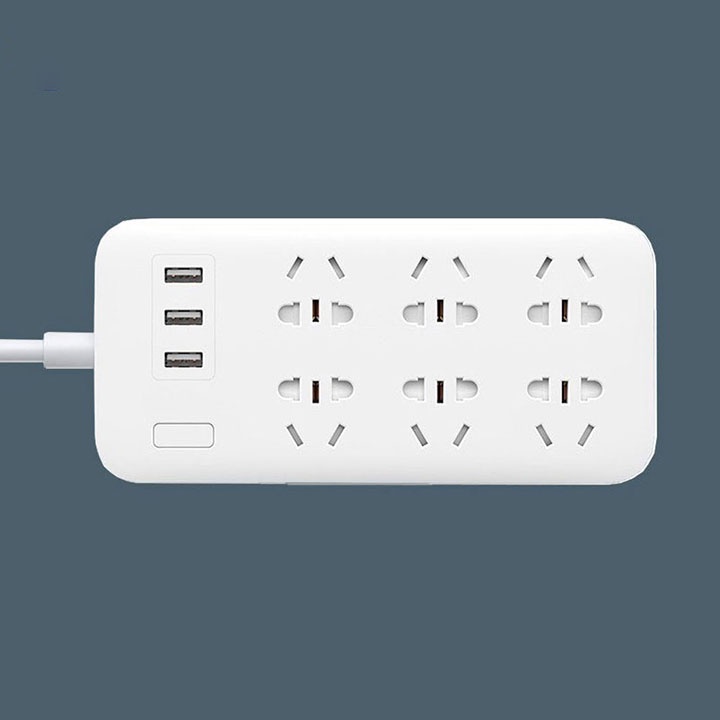 [Mã BMBAU50 giảm 7% tối đa 50K đơn 99K] Ổ cắm 6 cổng Xiaomi Power Strip CXB6-1QM - Bảo Hành 1 Tháng