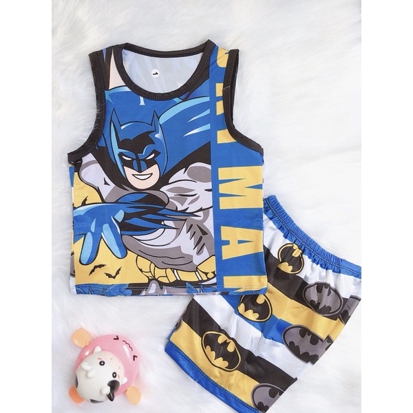 Bộ Thun Lạnh In 3D 💕 LINA KIDS 💕 siêu đẹp cho bé trai từ 7-19kg. Bộ quần áo bé trai
