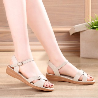 (FREESHIP)Dép sandal nữ đế xuồng quai ngang học sinh nữ hot trend 2021- ML51