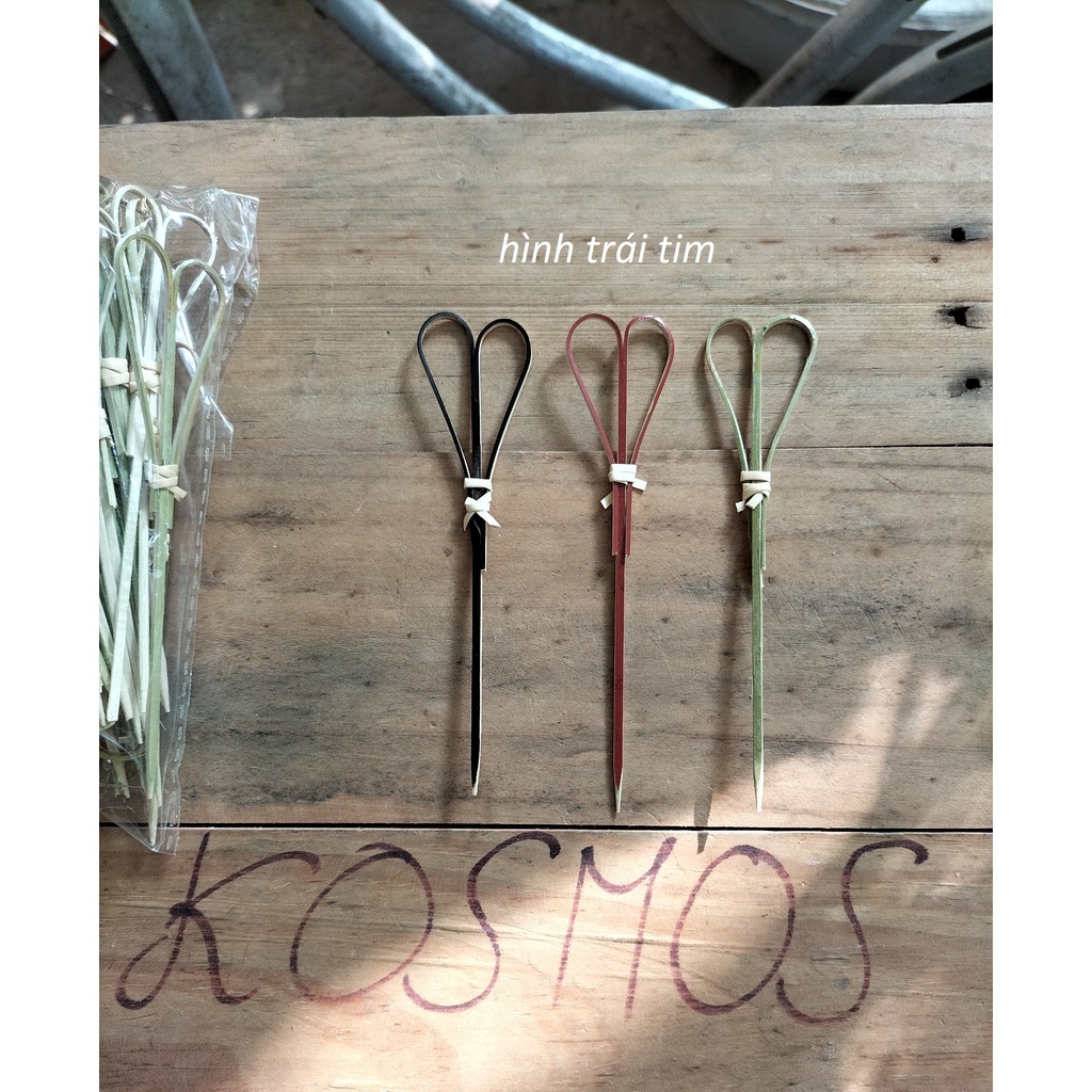 Xiên Que Trang Trí Cocktail Que Xiên Trái Cây Trang Trí Pha Chế Tăm Tre Decor - Dụng Cụ Pha Chế