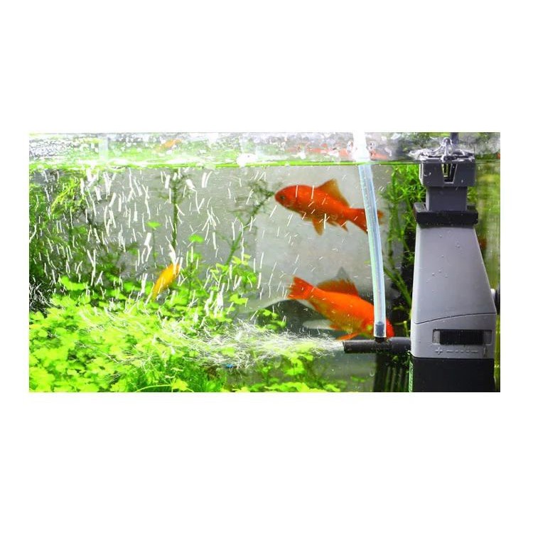 Máy Lọc váng kém sục oxi Sunsun JY02 cho bể cá cảnh gia đình bạn