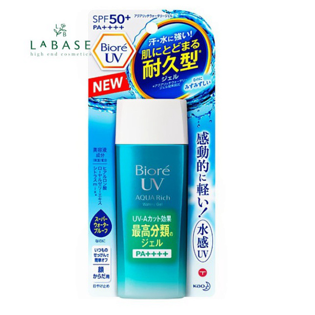 Gel Chống Nắng Màng Nước Biore UV Aqua Rich Water Gel SPF 50+/PA++++ Tuýp 90ml A59