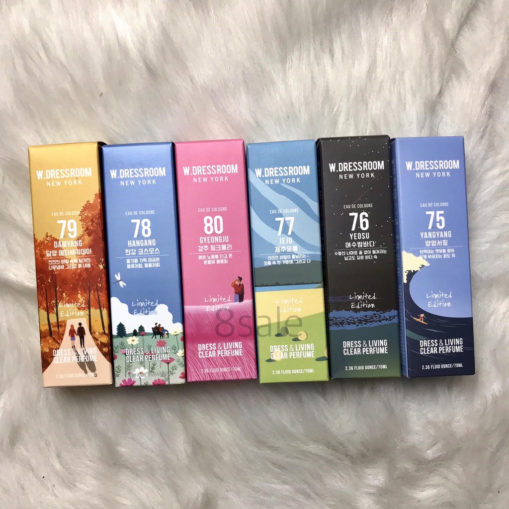 W.DRESSROOM | Dress &amp; living clean perfume limited edt - Xịt vải phiên bản giới hạn 70ml