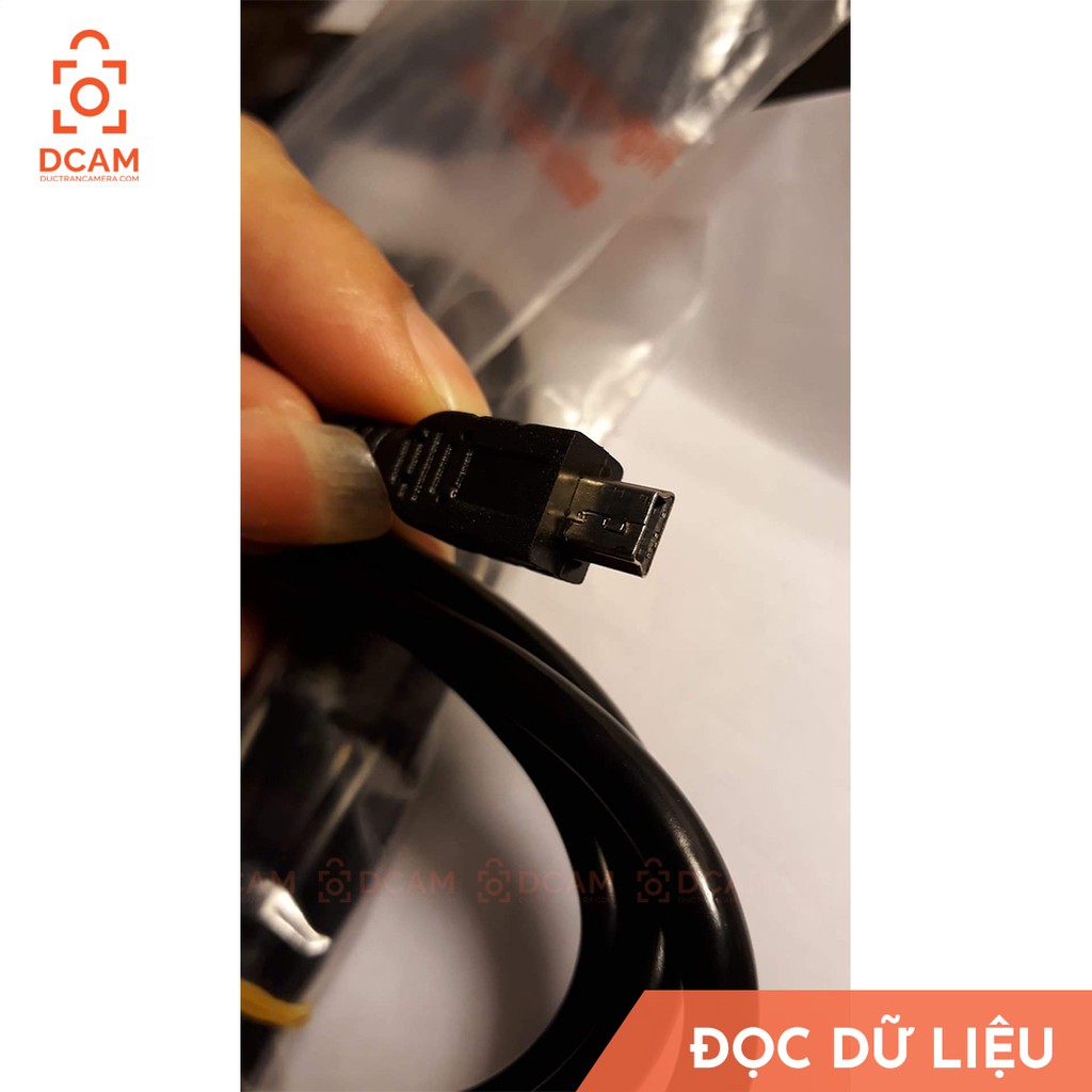 Dây cap USB máy ảnh loại tốt có tụ chống nhiễu - Kết nối máy ảnh với máy tính