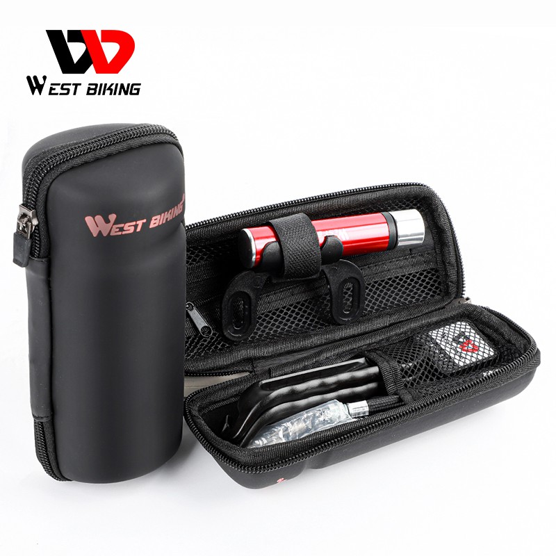 Túi Đựng Dụng Cụ Sửa Chữa Xe Đạp / Xe Máy Họa Tiết carbon Cứng Cáp