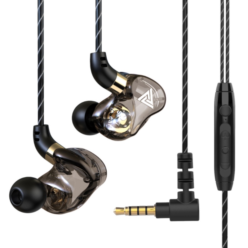 Tai Nghe Nhét Tai HIFI Có Micro 1 2m Âm Thanh Siêu Trầm Thiết Kế Thể Thao Chất Lượng Cao