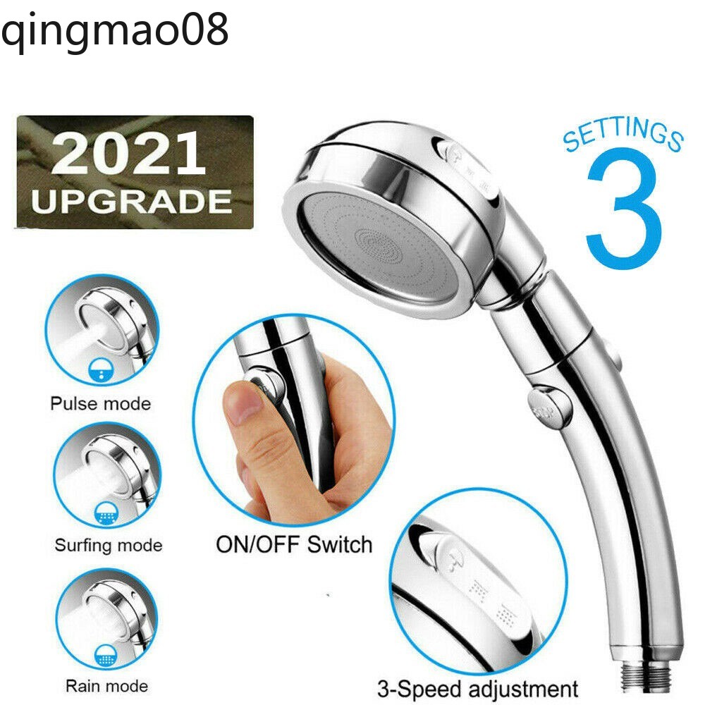 Vòi Sen 3 Trong 1 Áp Suất Cao Với Công Tắc On / Off
