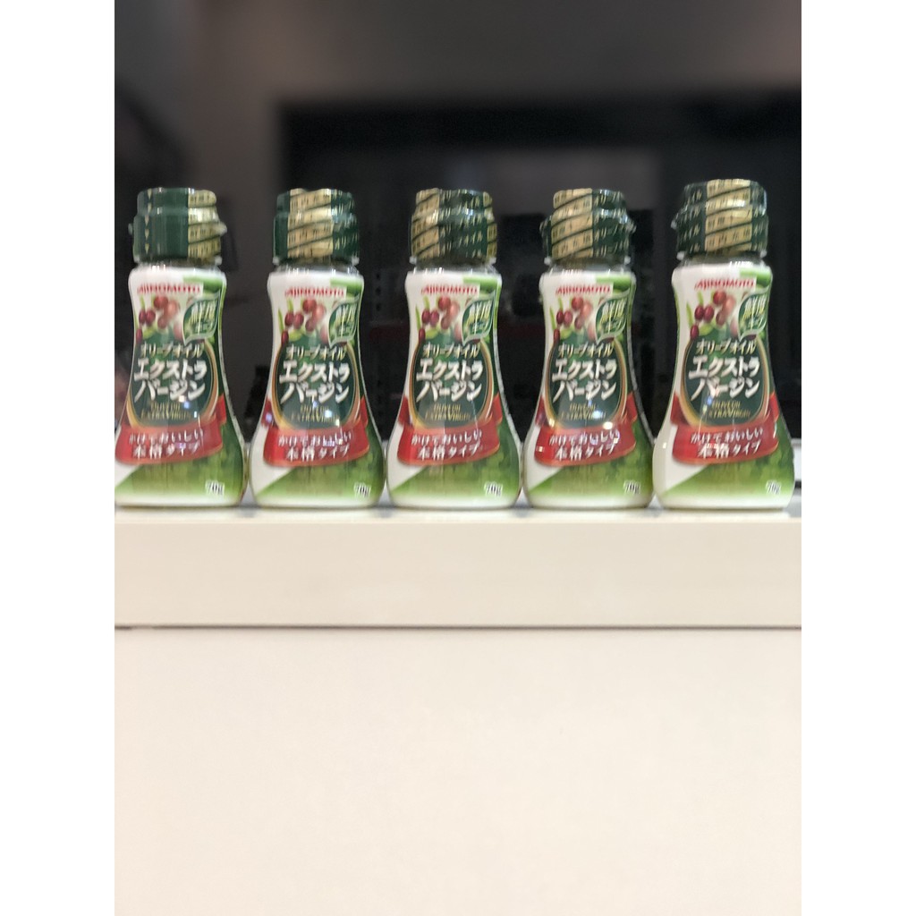 Dầu oliu extra virgin Ajnimoto Nhật 70g date 03/02/2022