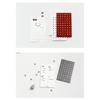 Set sticker và note bảng chữ cái
