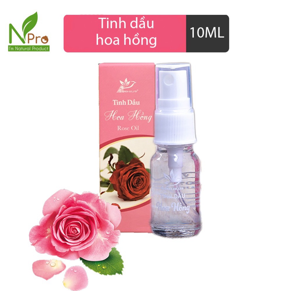 TINH DẦU HOA HỒNG NPRO - TINH DẦU THIÊN NHIÊN NGUYÊN CHẤT 100%