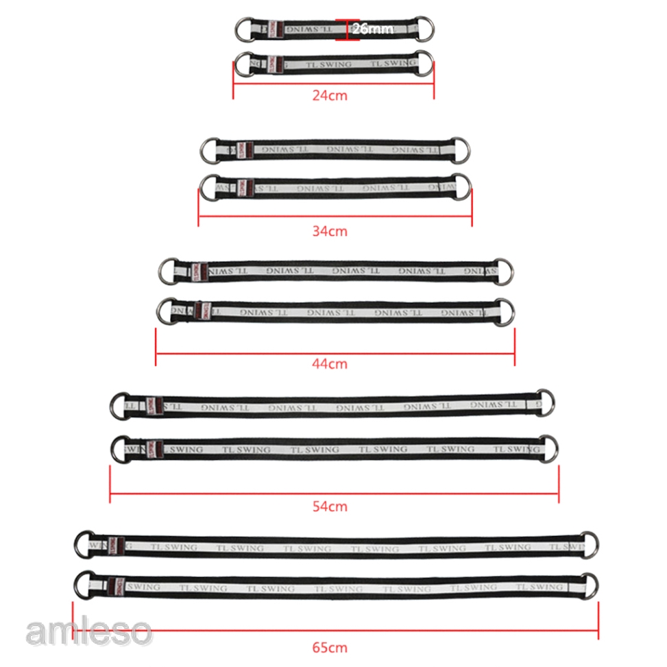 Set 2 đai chịu lực bền chắc hỗ trợ mắc võng trên cây 10"