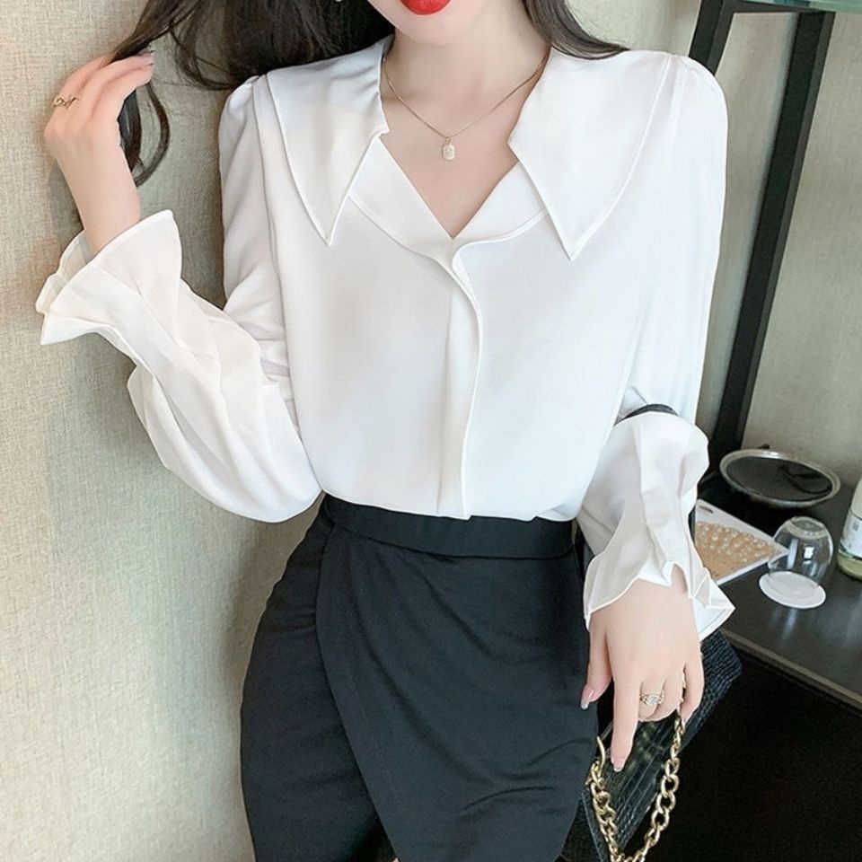 Áo Sơ Mi Tay Dài Phong Cách Hàn Quốc