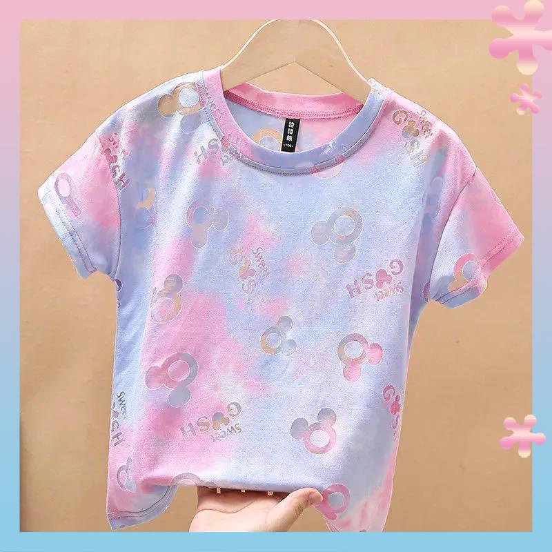 Áo Thun Tay Ngắn In Họa Tiết Thời Trang Mùa Hè Mới Dành Cho Bé Trai Và Bé Gái 2022