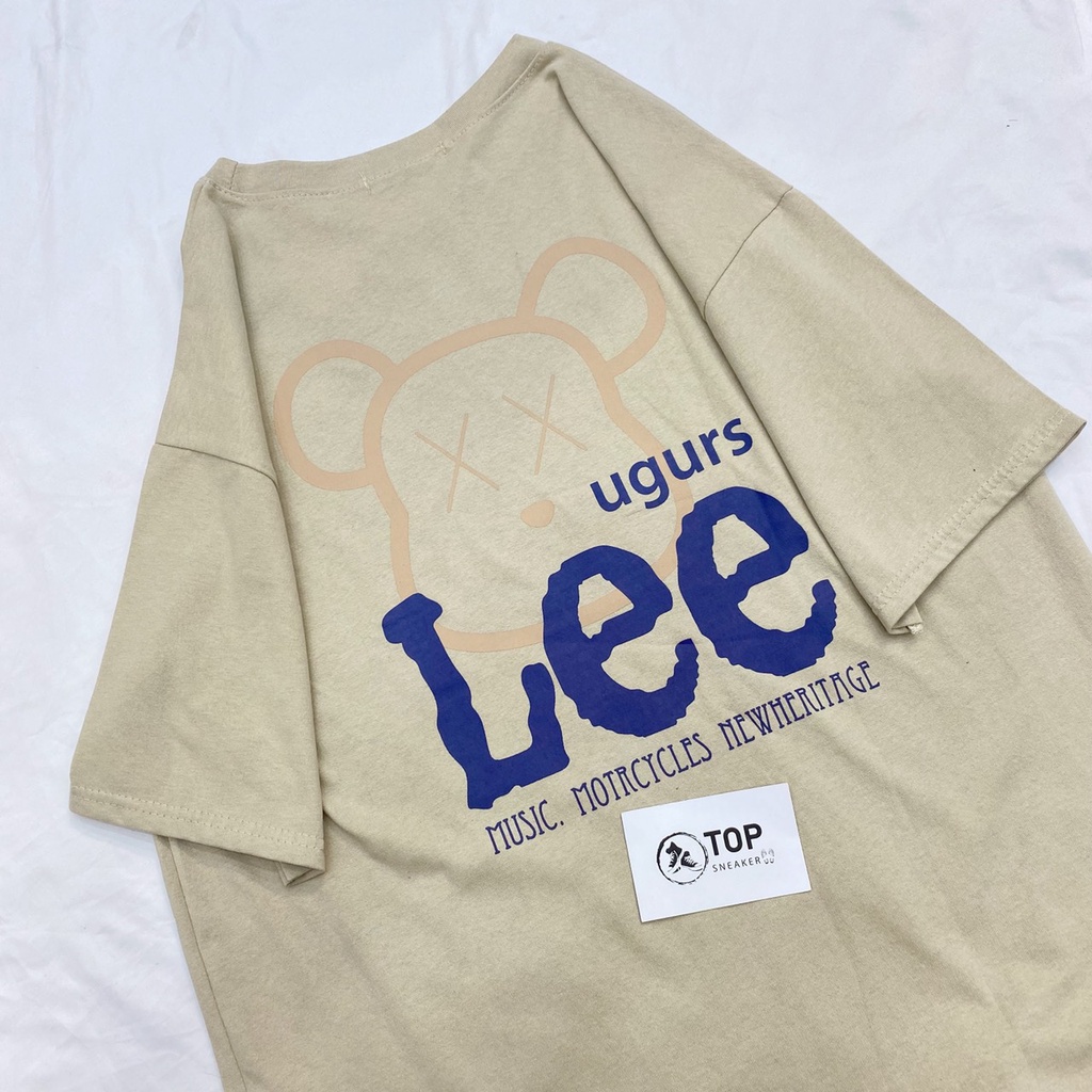 Áo thun 3158 tay lỡ nam nữ Lee, áo phông unisex form rộng cotton oversize- Linh Top