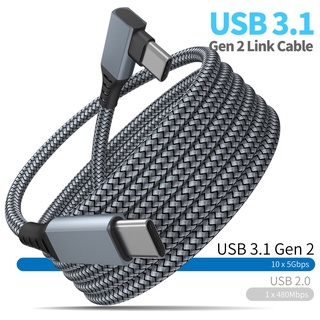 ✱▽cáp sạc dài 5m cho kính thực tế ảo oculus quest 2 vr usb 3.1 sang usb c