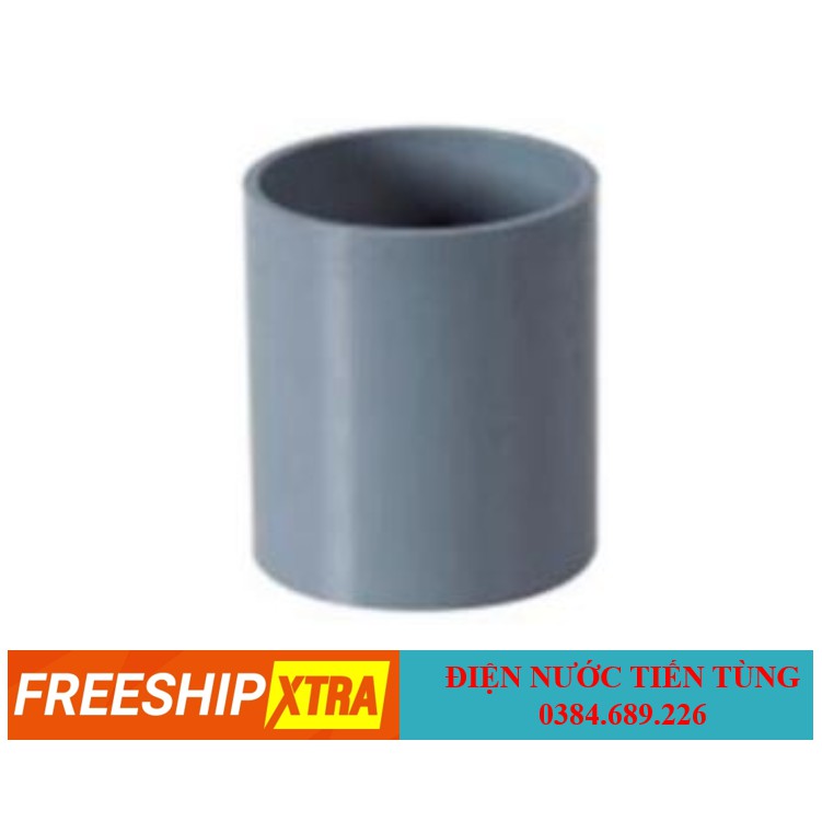 Giá sỉ, bán lẻ - PVC nhựa Tiền Phong Nối ống thẳng(Măng sông) size 21 - 27 - 34 - 42