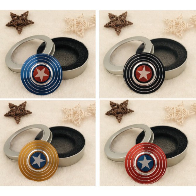 Đồ Chơi Con Quay Cao Cấp Fidget Spinner Captain America ( Đội Trưởng Mỹ ) Cực Chất