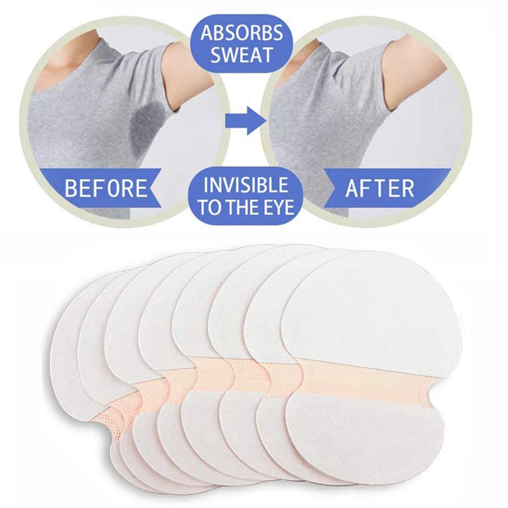 10Pcs / Một gói Miếng dán vùng da dưới cánh tay thấm hút mồ hôi