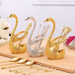 Cốc đựng thìa dĩa hình thiên nga