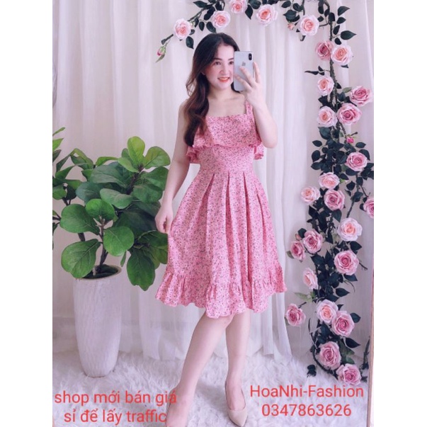 Đầm nữ hai dây đuôi cá chất liệu lụa Nhật cao cấp siêu mát siêu mịn