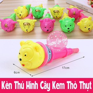chiếc kèn thú hình cây kem đồ chơi