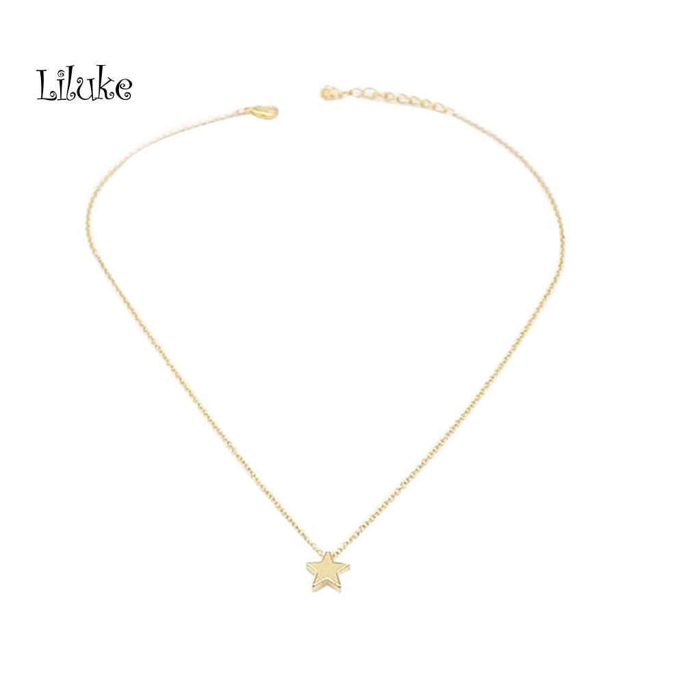 Vòng cổ Hợp Kim Trang Trí Mặt Hình Ngôi Sao Thời Trang Cho Nữ
