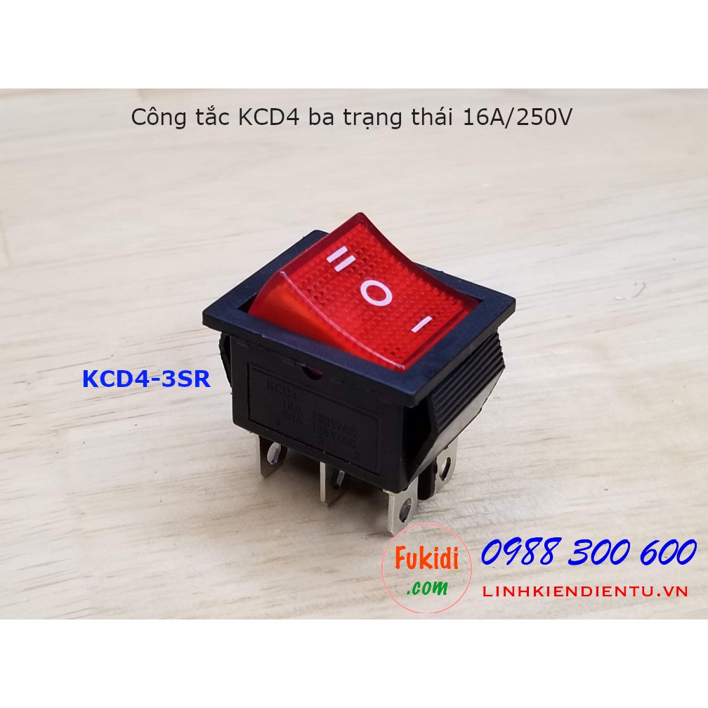 Công tắc bập bênh ba trạng thái KCD4-3S