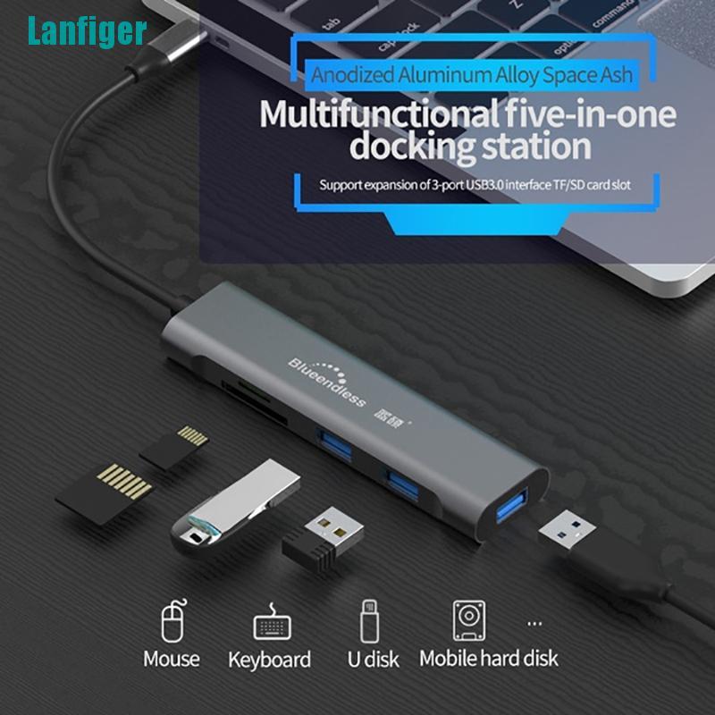 Bộ Chia Cổng Usb 3.0 Hdmi Tf Lan Pd Usb Hub Cho Macbook | BigBuy360 - bigbuy360.vn