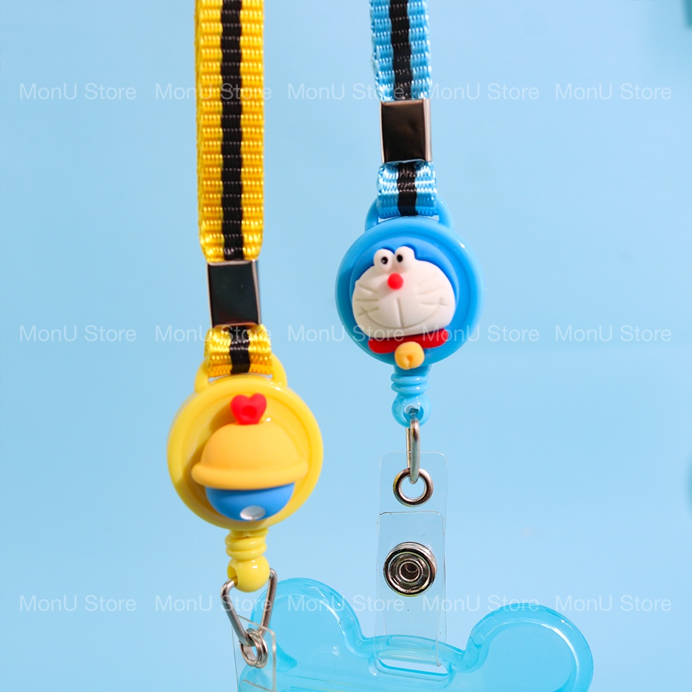 Dây đeo thẻ và bảng tên học sinh, sinh viên, nhân viên hình DORAEMON DOREMON dễ thương cute MON0386