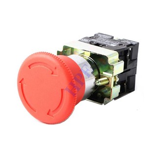 Nút nhấn khẩn phi 22 khung kim loại - Loại nhấn giữ