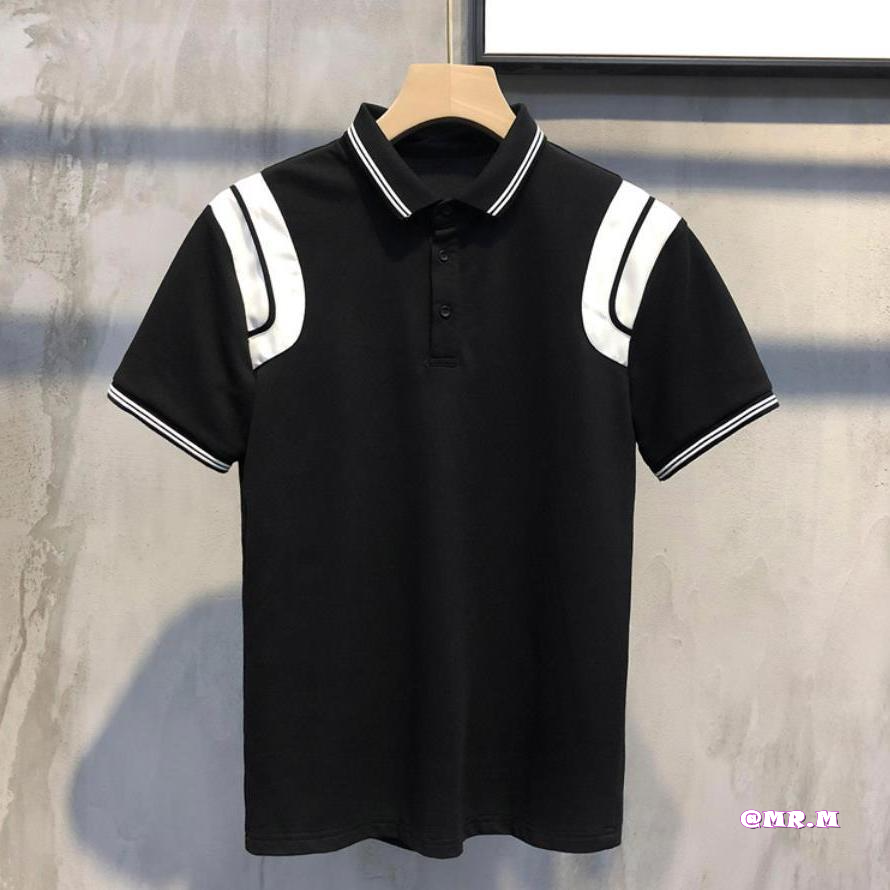 áo polo Tay Ngắn Màu Trơn Đơn Giản Phong Cách Hàn Quốc Cho Nam | BigBuy360 - bigbuy360.vn
