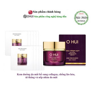 [27][Date2026]Gói kem dưỡng mắt chống lão hóa nâng cơ,xóa nhăn,thâm,bọng mắt Ohui tím Age Recovery Eye Cream sample