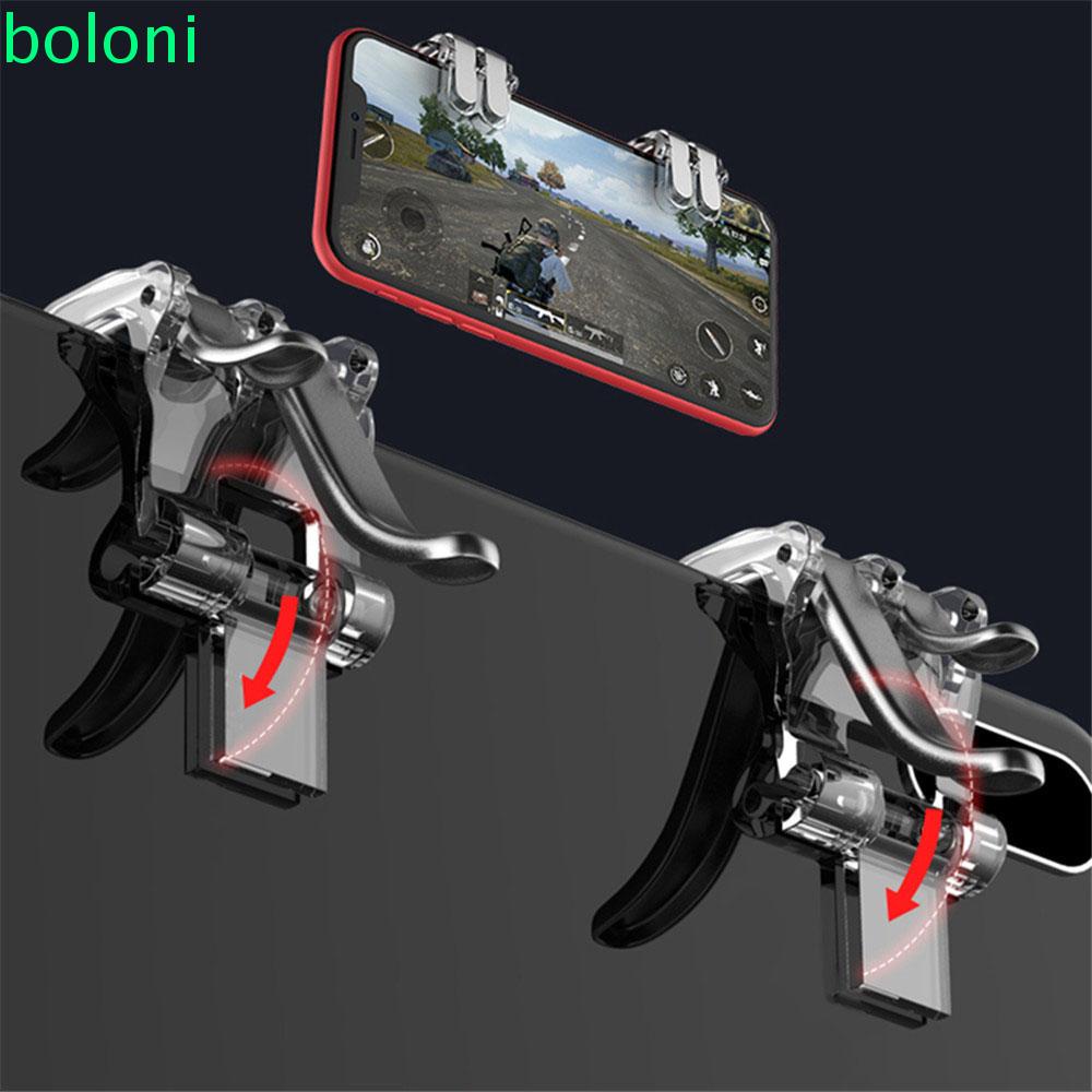 1 Pair Joystick Gaming Grip Trigger Gamepad Controller Games Accessories Trigger For Smartphone Aim Key Phone L1R1 Fire Button/Multicolor
