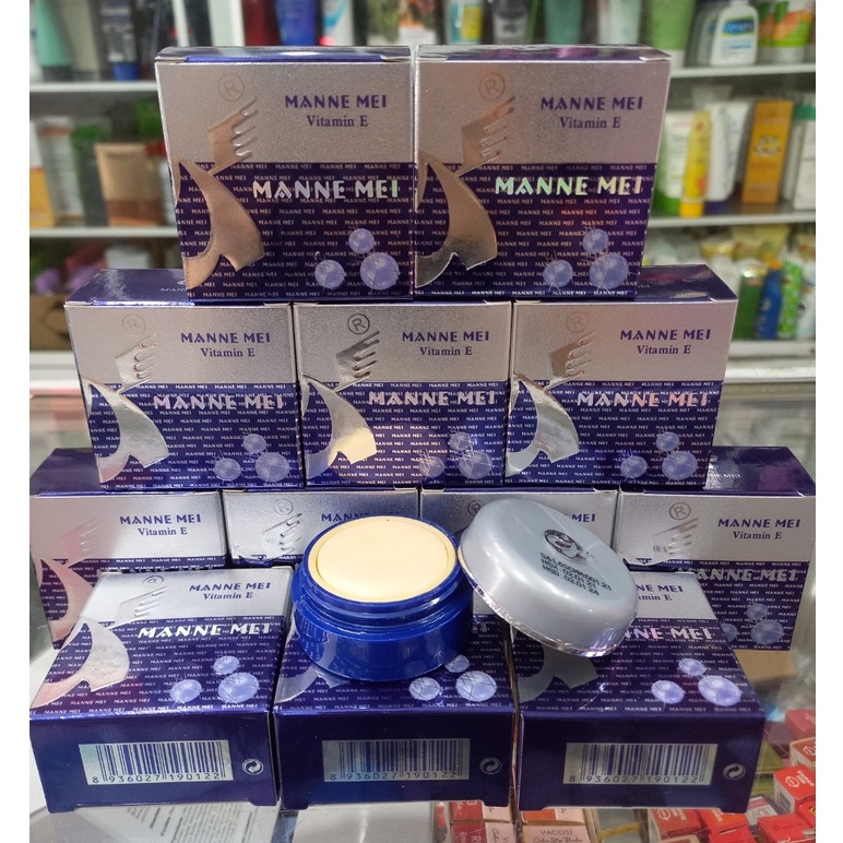 KEM DƯỠNG TRẮNG DA VITAMIN E , C MANNE MEI 6GR