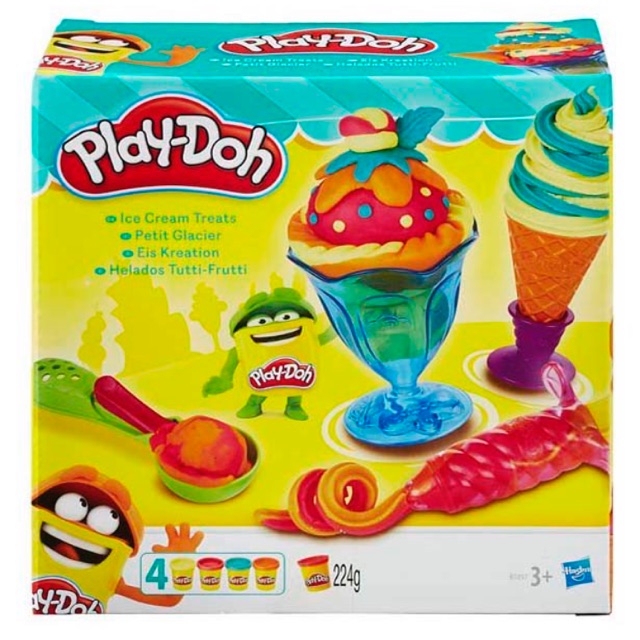 Bộ dụng cụ làm kem đất nặn Playdoh