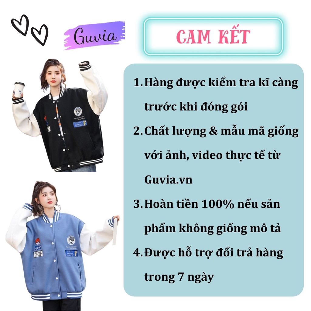 Áo Khoác Bomber Vasity Nỉ IN DINNER Form Rộng Nam Nữ Chất Nỉ Bông Dày Dặn Unisex GUVIA