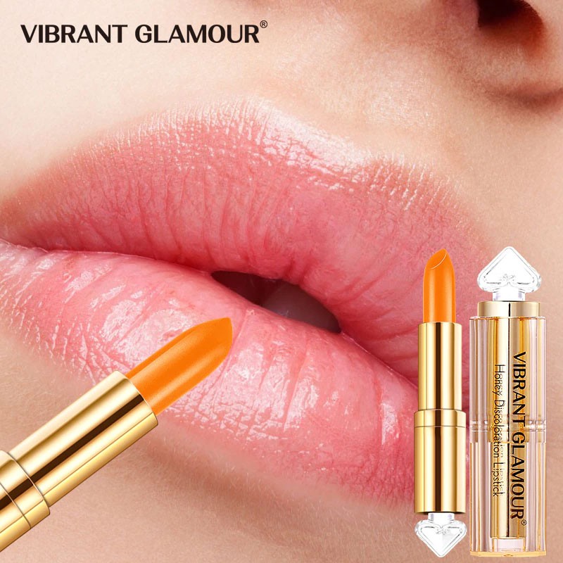 [HàNg MớI Về] Vibrant Glamour Son DưỡNg MôI Honey Nourish Lipstick ChiếT XuấT mật Ong DưỡNg ẩM ChốNg LãO HóA 3.5g