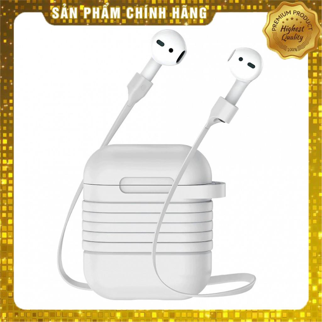 Bao case silicon và dây nối chống mất tai nghe Baseus cho Apple Airpods / Earpods - Hàng chính hãng
