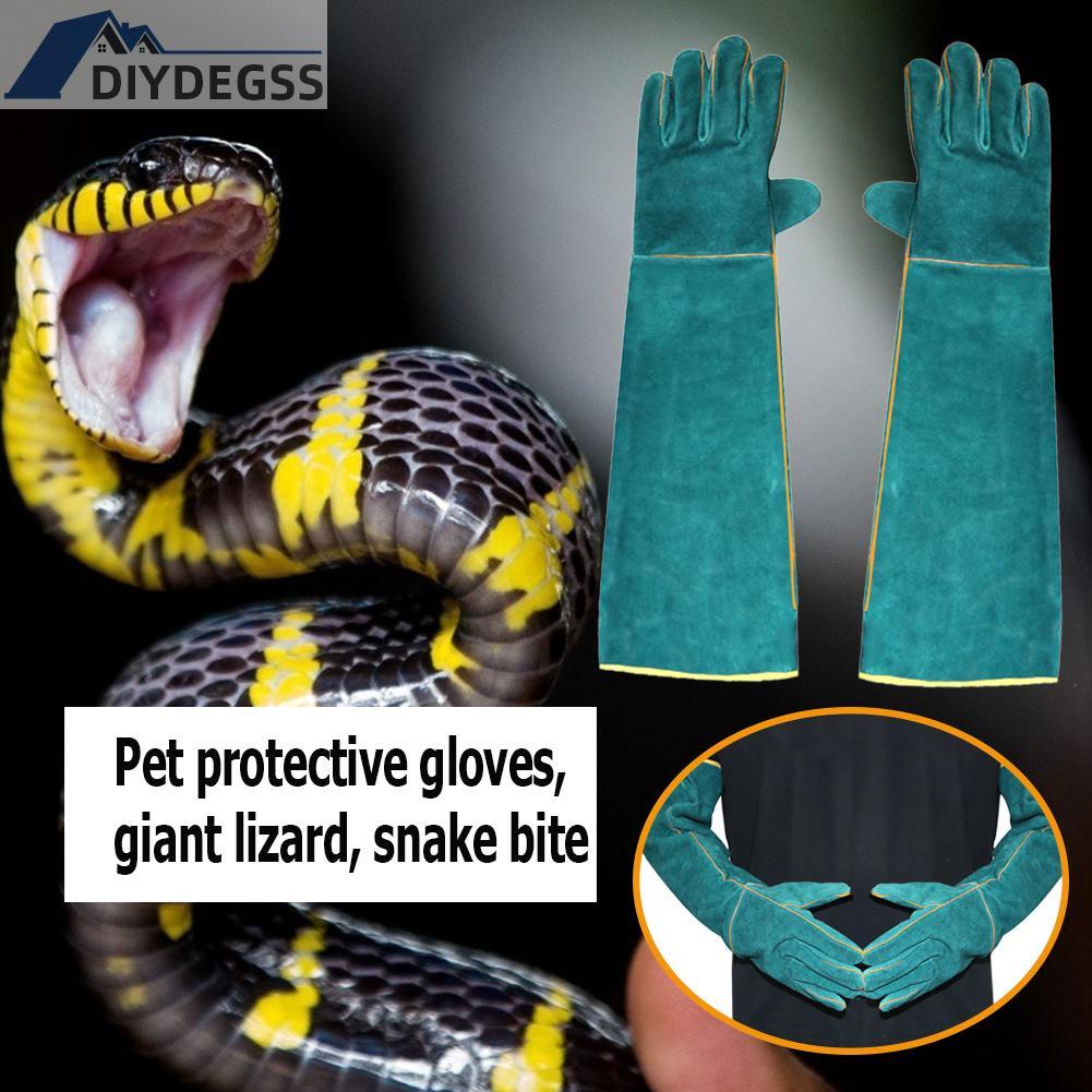 Diydegss2 1 Pair Anti-bite Gloves for Catch Dog Cat Pet Grasping Protective Gloves