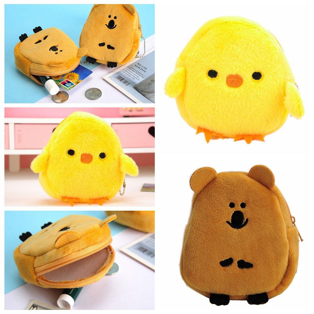Ví Đựng Tiền Xu Mini Họa Tiết Hoạt Hình Dễ Thương