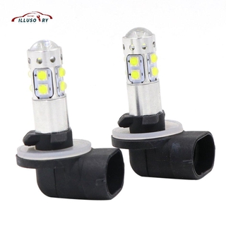 Bộ 1 đèn sương mù siêu sáng 50W H27 881 10 cái đèn ô tô