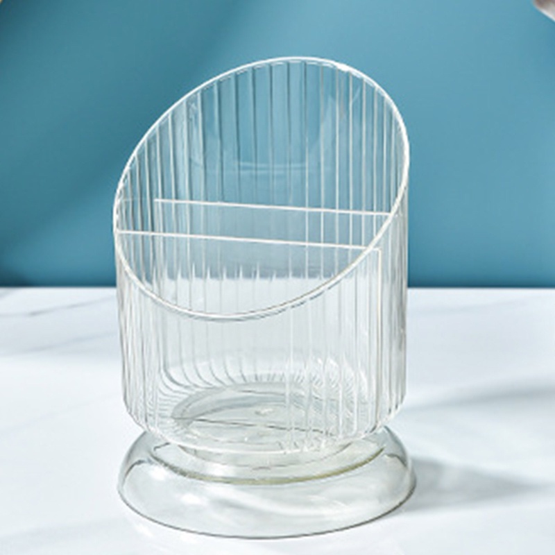 Hộp Đựng Cọ Trang Điểm Trong Suốt Tiện Dụng