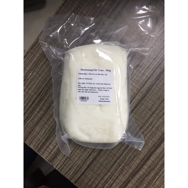 Mỡ trừu Shortening Calofic Cái Lân 500g