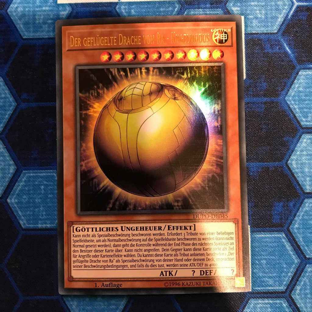 Thẻ bài YUGIOH – The Winged Dragon of Ra – Sphere Mode – DUPO-EN045 – Ultra Rare